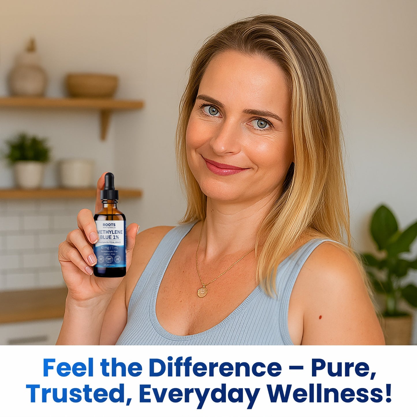 Roots Naturals™ Methylene Blue 1% – USP Grade | 10mg/mL (2 FL OZ)