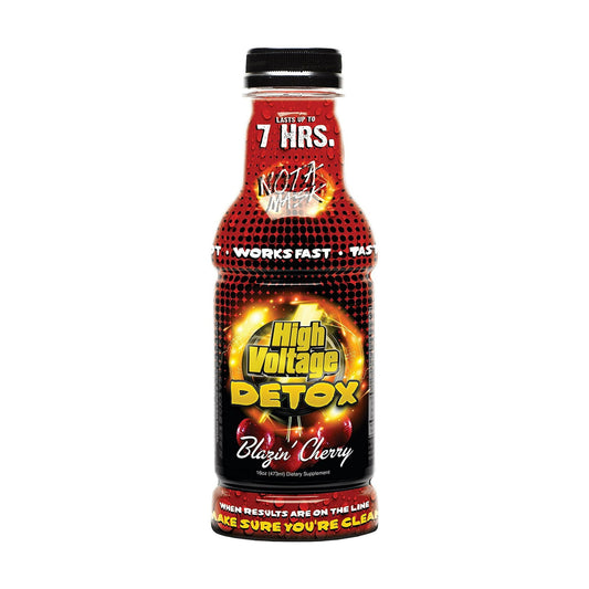 High Voltage Detox Drink 16 oz. Blazin' Cherry Flavor